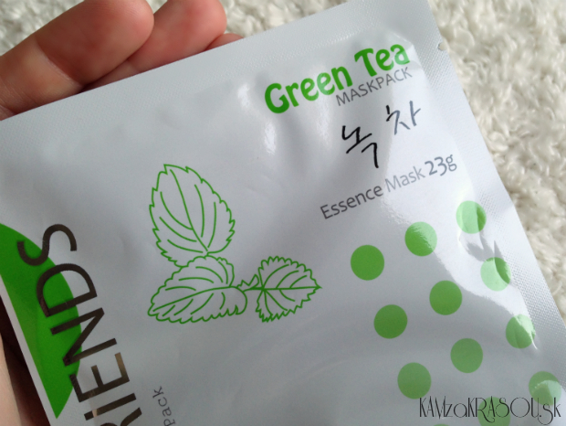 Beauty Friends pleťová maska Green Tea 