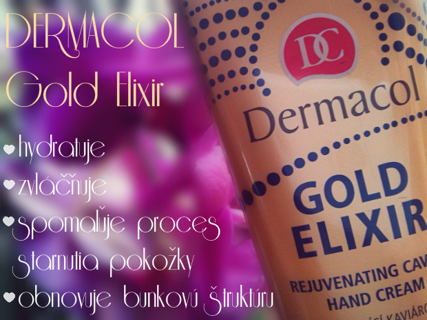 Krém na ruky Dermacol Gold Elixir