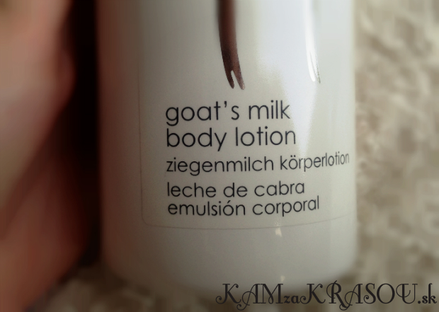 ZIAJA telové mlieko z kozieho mlieka