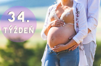 Tehotenstvo po týždňoch – 34. týždeň tehotenstva