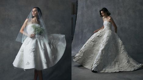 Jarná kolekcia svadobných šiat Oscar de la Renta