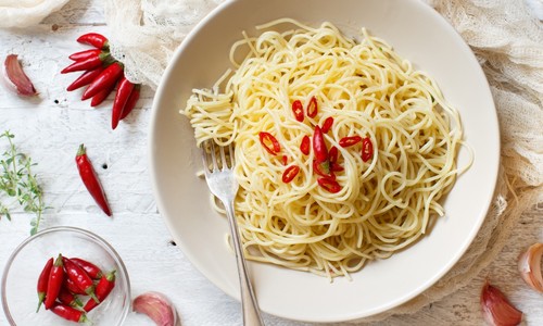 Fantastické špagety aglio olio: Super jednoduché a super rýchle