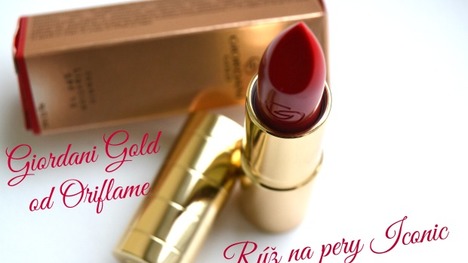 TEST: Oriflame - Rúž Giordani Gold Iconic