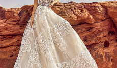 Oksana Mukha a jej honosné svadobné šaty