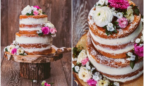 Najkrajšie nahé svadobné torty: Ich jednoduchý štýl budeš milovať!