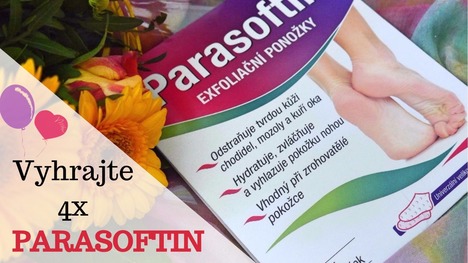 Vyhrajte 4x Parasoftin Exfoliačné ponožky od Naturprodukt.sk