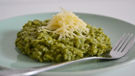 Špenátové rizoto – rýchle a zdravé jedlo pre celú rodinu