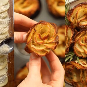 Zemiakové ruže so slaninkou – originálna príloha, ktorá nadchne tvojich hostí