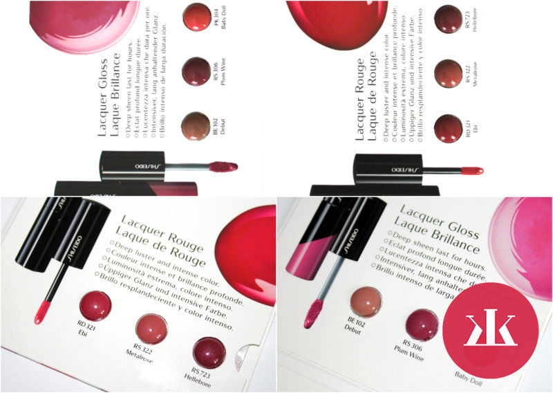 Shiseido - rúže a lesky na pery
