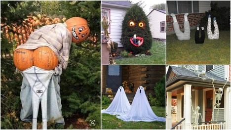 Kreatívne halloweenske dekorácie do záhrady: Jednoduché a vtipné!