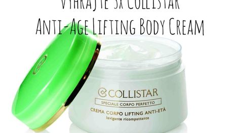 Vyhrajte 3x telovú starostlivosť - Collistar Anti-Age Lifting Body Cream (400 ml, 54,90 €)