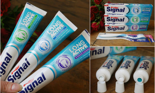 TEST: Signal Long Active zubné pasty a zubná kefka