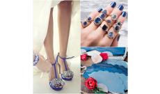 Krásne modré svadobné nápady