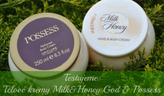 TEST: Oriflame - Telové krémy Milk&Honey Gold & Possess - KAMzaKRASOU.sk