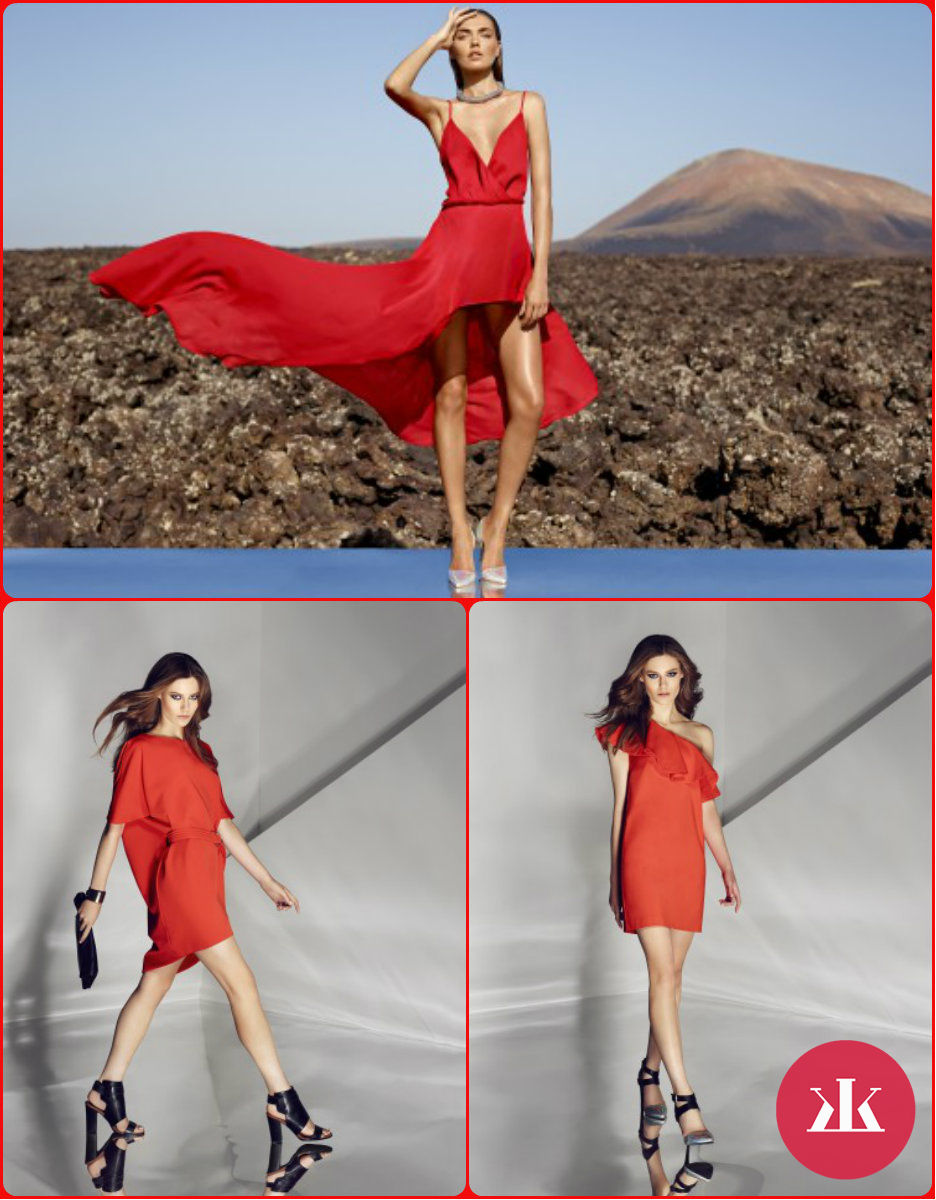 mohito red dress