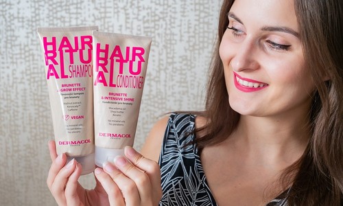 TEST: Šampón a kondicionér pre brunety HAIR RITUAL od značky Dermacol