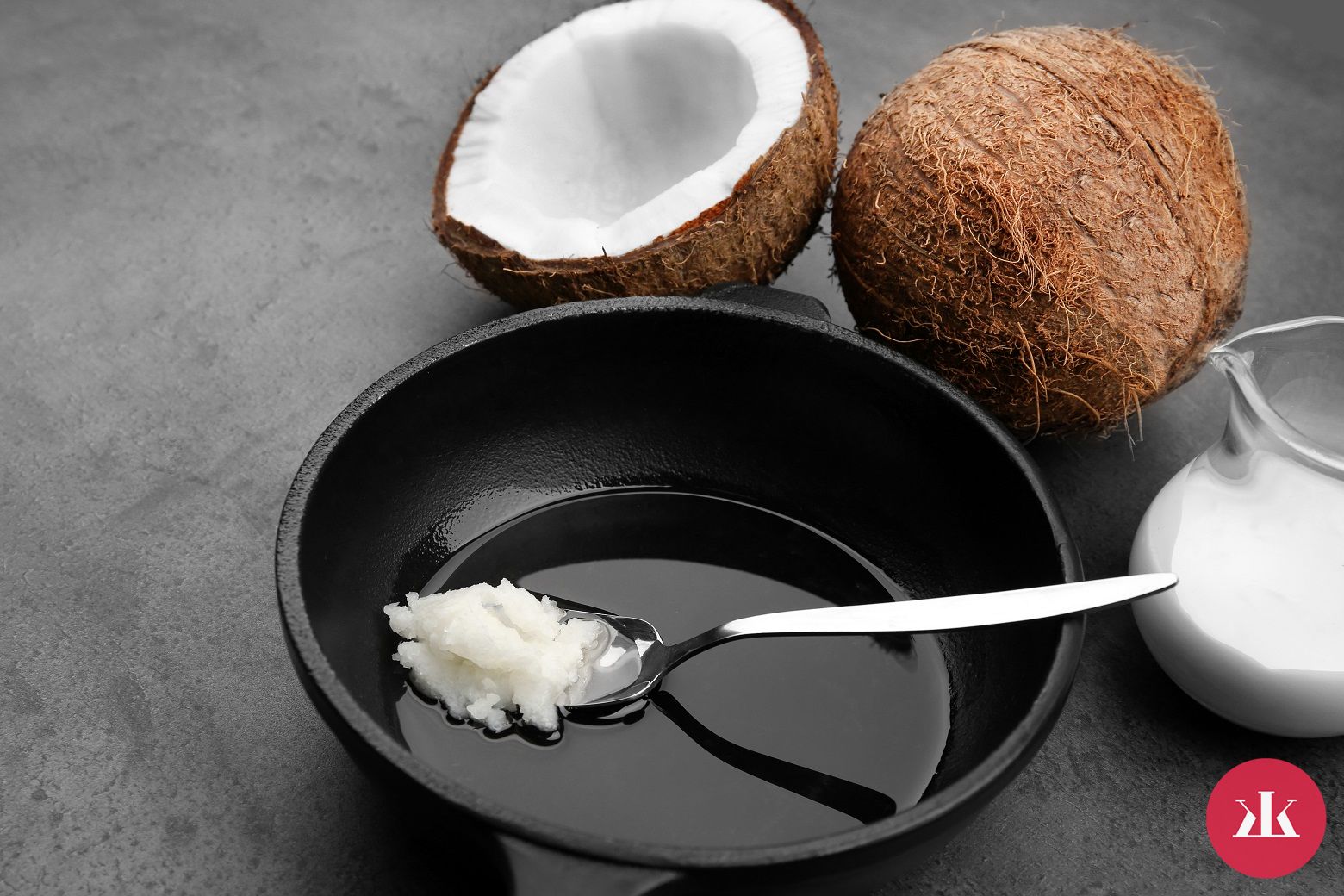 kokosový olej v kuchyni