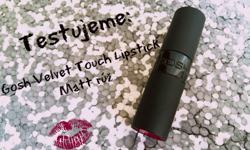 TEST: GOSH - Velvet Touch Lipstick Matt - Rúž - 008 Matt Plum