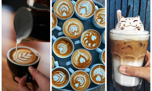 Ako sa robí kávové umenie latte art