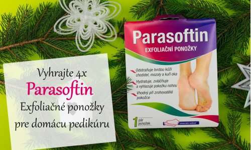 Vyhrajte 4x Parasoftin Exfoliačné ponožky pre domácu pedikúru