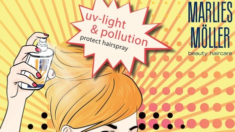 Marlies Moller uv-light & pollution protect hairspray: Ochrana a lesk