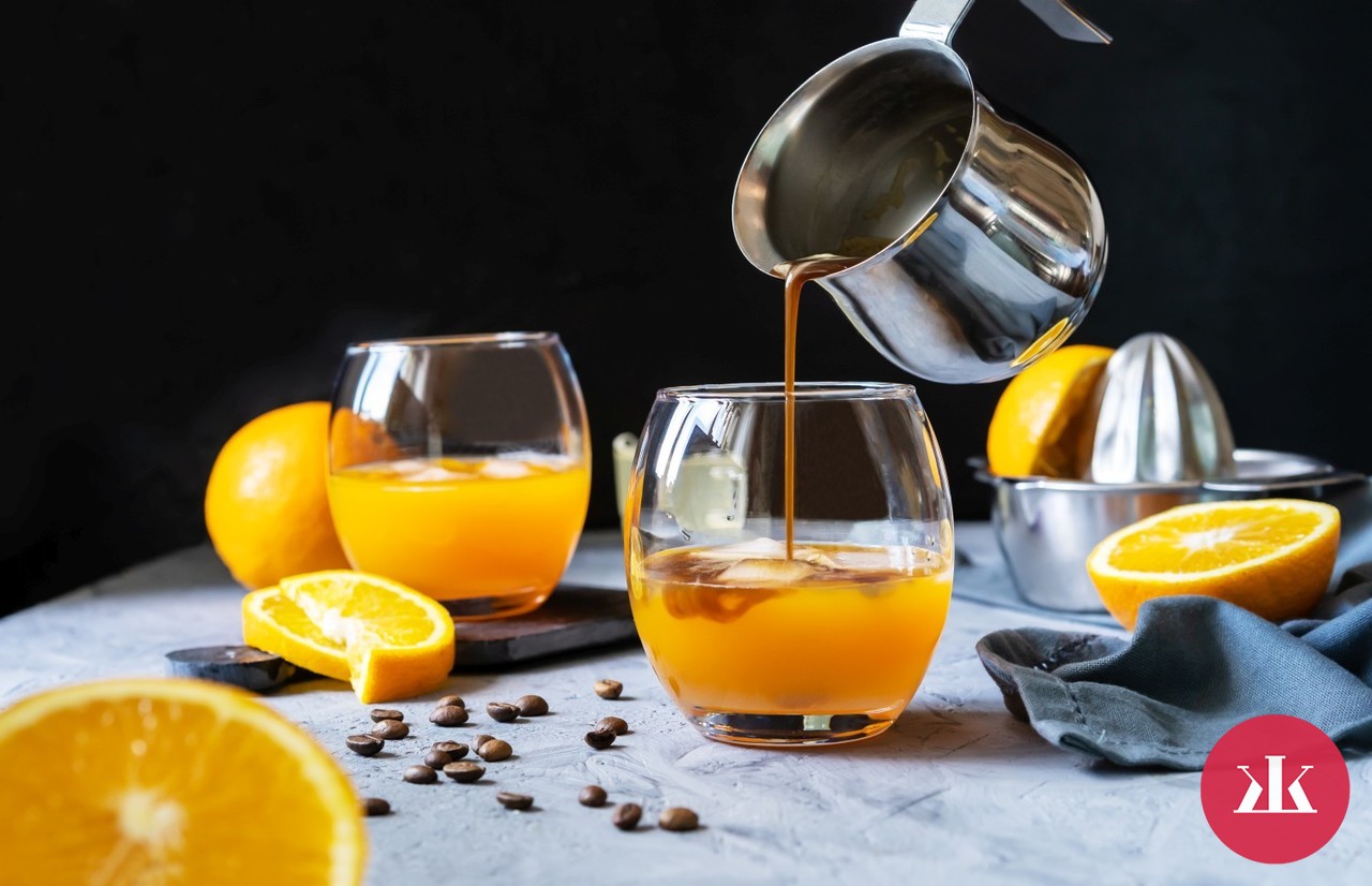 pomarančová káva