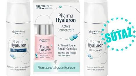 Hrajte o 2 balíčky kozmetických prípravkov proti vráskam Pharma Hyaluron (v hodnote 55,85 €)