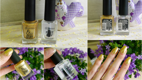 TEST: Dermacol 5 Day Stay Longlasting Nail Polish & Fast Dry Base Coat