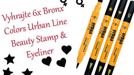Vyhrajte 6x Bronx Colors Urban Line Beauty Stamp & Eyeliner