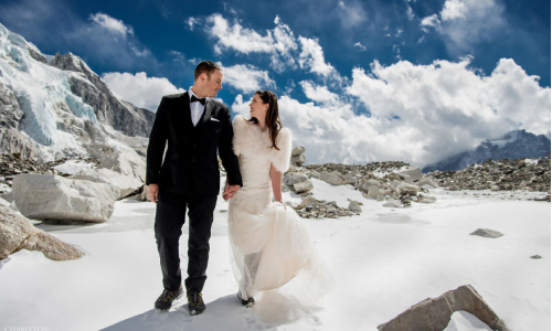Unikátna svadba na Mount Evereste: Pozrite si dych berúce fotografie!