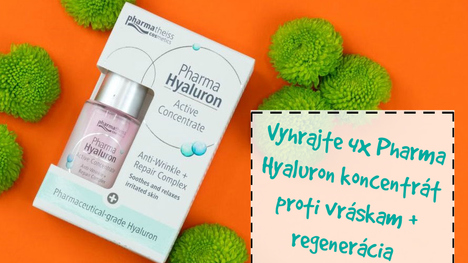 Vyhrajte 4x Pharma Hyaluron koncentrát proti vráskam + regenerácia