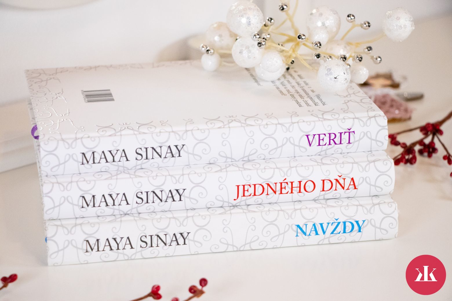 romantická biela séria kníh Maya Sinay