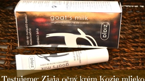 TEST: Ziaja - Očný krém Kozie mlieko