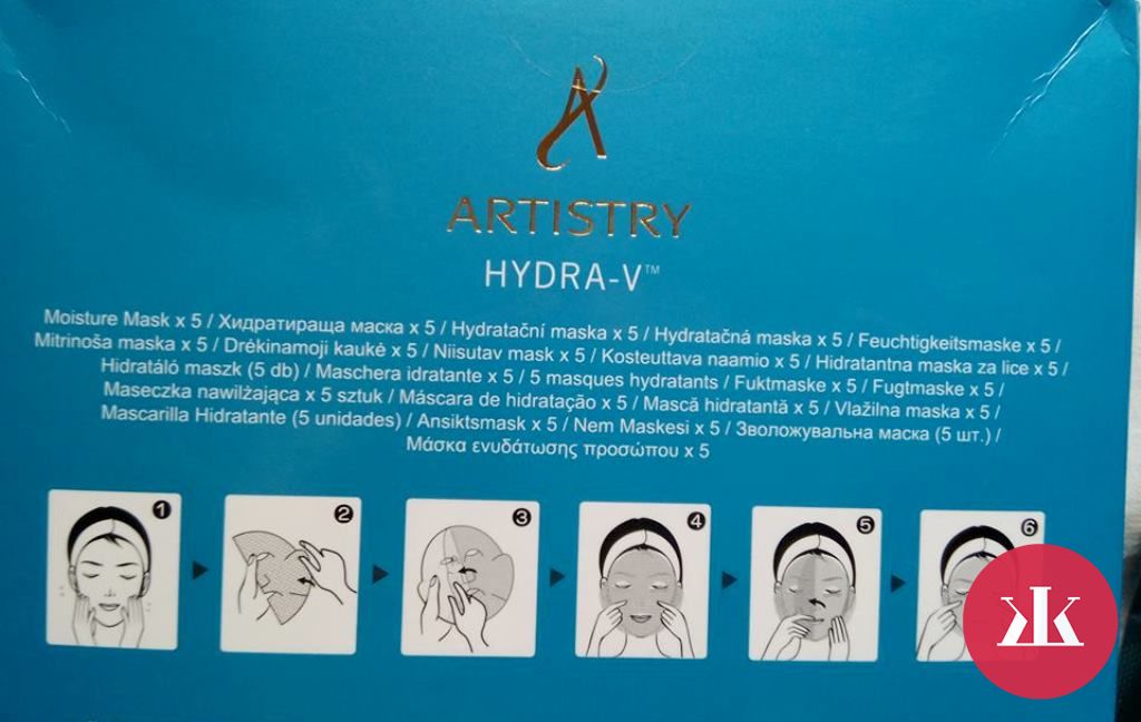 TEST: Artistry - Hydra-V - Hydratačná Maska