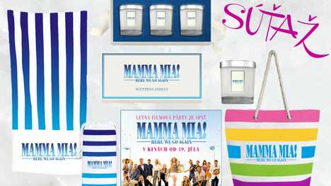 Vyhraj atraktívne ceny s filmom Mamma Mia! Here We Go Again