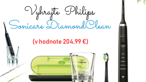 Vyhrajte 1x Philips Sonicare DiamondClean (v hodnote 204,99 €)