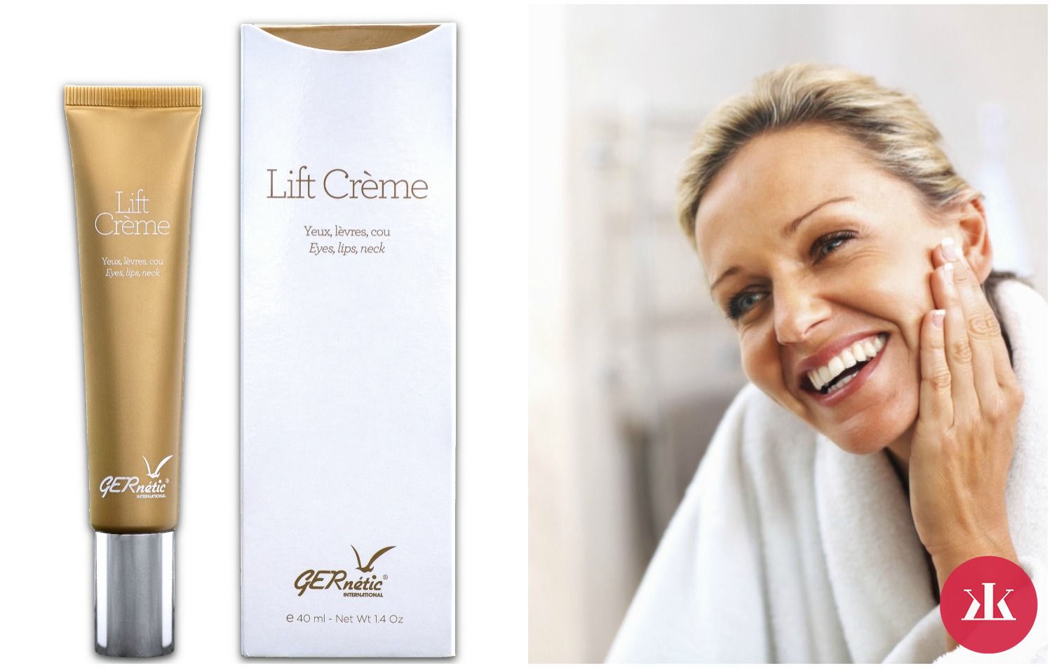 gernetic Lift Crème – liftingový krém na kontúry očného okolia, pery a krk