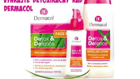 Vyhrajte o 3 balíčky kozmetiky Dermacol Detox & Defence