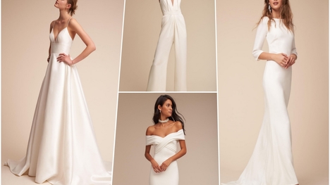 Pôvabné minimalistické svadobné šaty pre nenáročné nevesty? Týmto neodoláš!