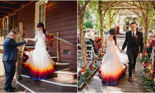 Dúhové svadobné šaty – nový trend, ktorý pobláznil už tisícky neviest. Vydávala by si sa v tom?