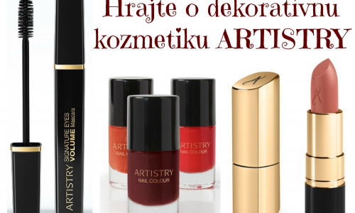 HRAJTE o 3 balíčky luxusnej dekoratívnej kozmetiky ARTISTRY (v hodnote 65,87 €)
