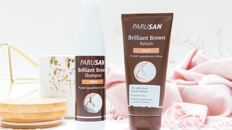 Vyhraj 3x Parusan Brilliant Brown balzam a šampón v hodnote 22,56 €