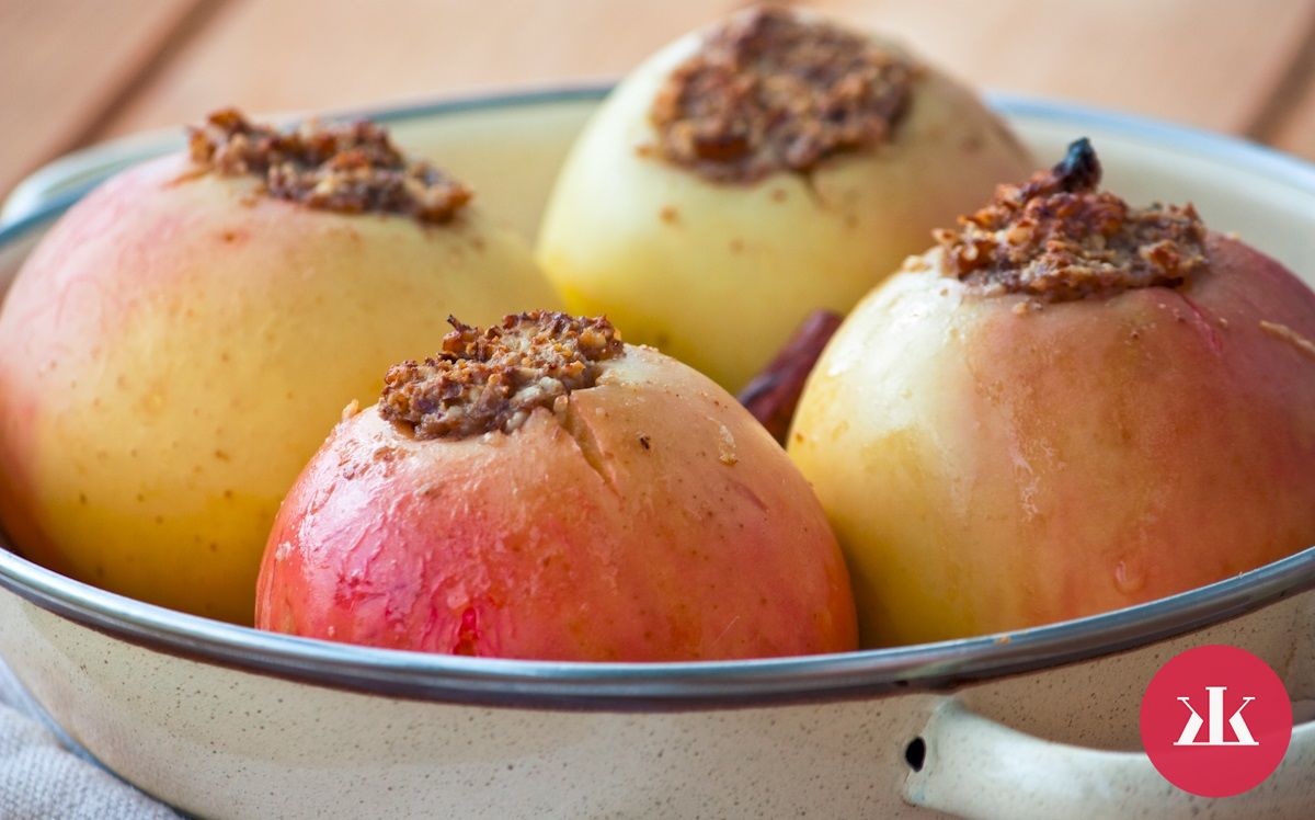 Recept na Pečené jesenné jablká