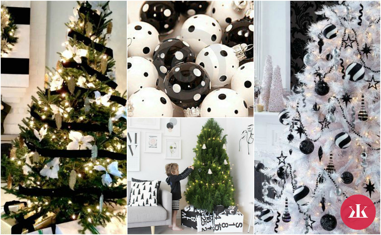 Vianočné stromčeky v modernom štýle