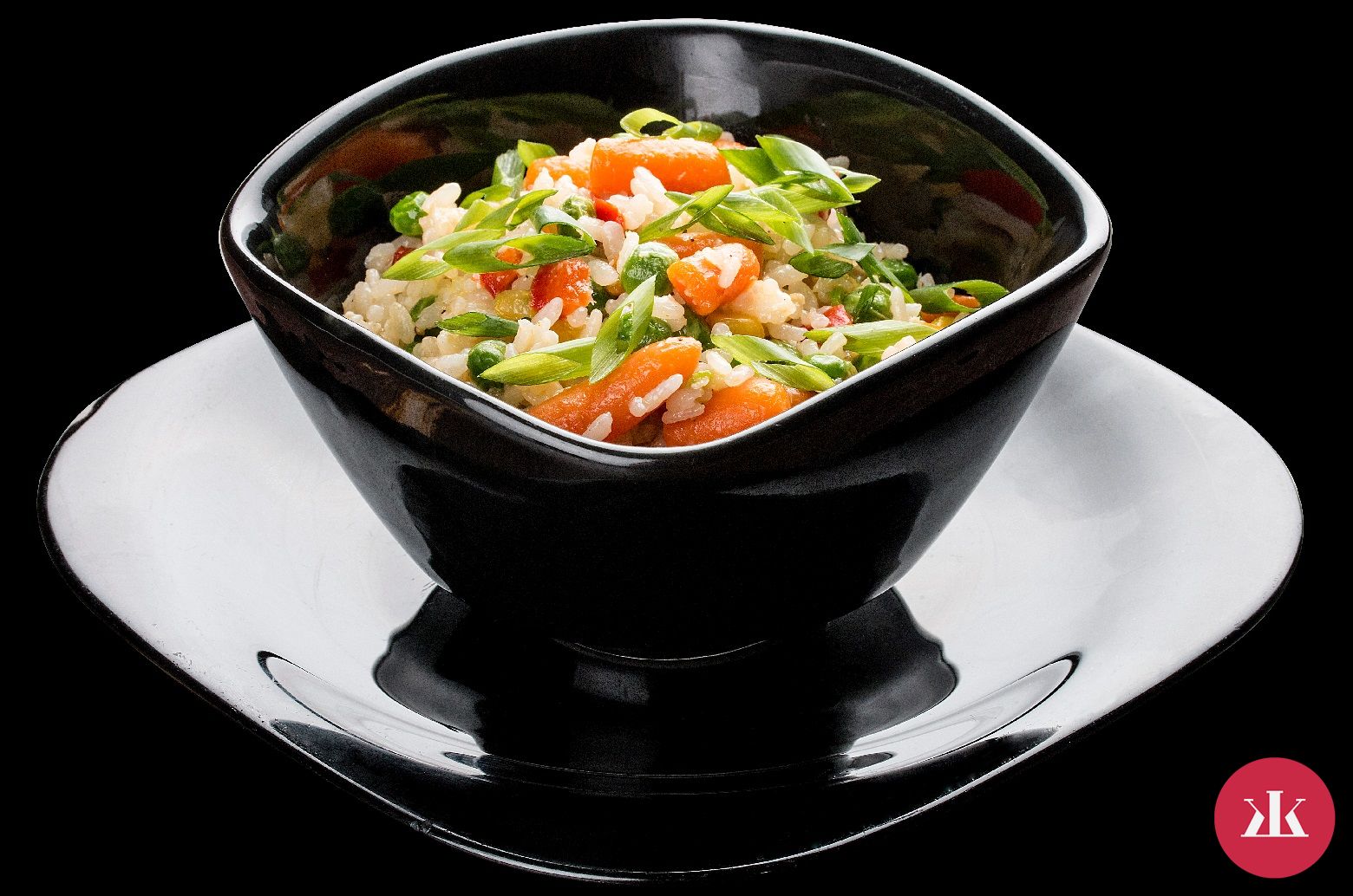 ryžový šalát so zeleninou