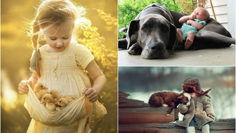 Detské fotky so zvieratami: Nič rozkošnejšie neexistuje!