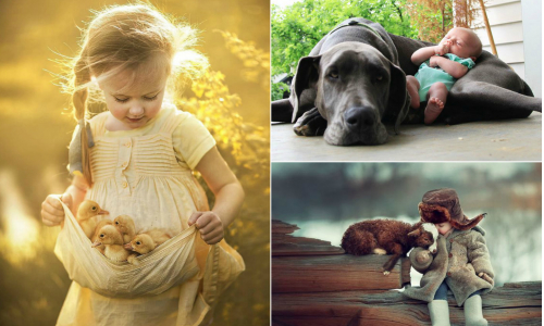 Detské fotky so zvieratami: Nič rozkošnejšie neexistuje!