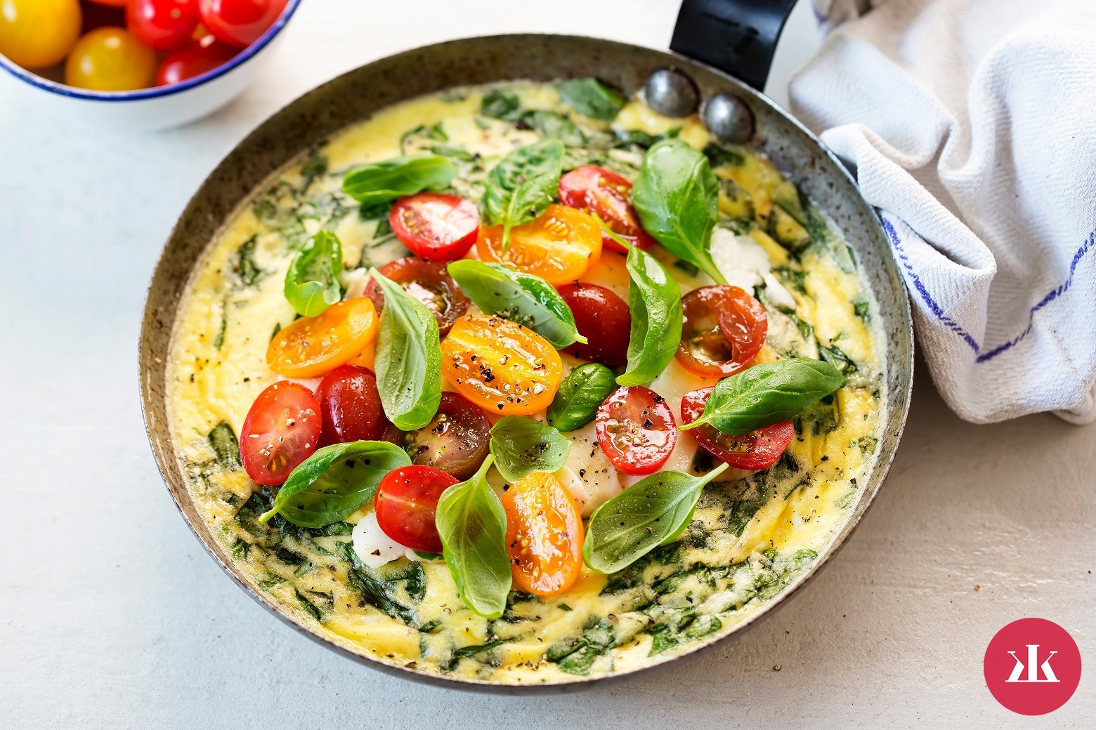 recept na omeletu bez vajíčok