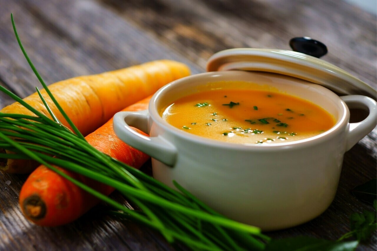 mrkvová polievka recept