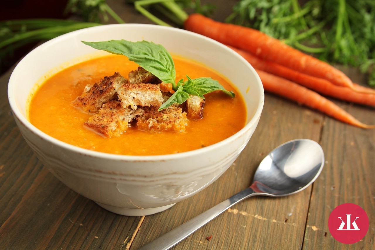 recept na krémovú mrkvovú polievku